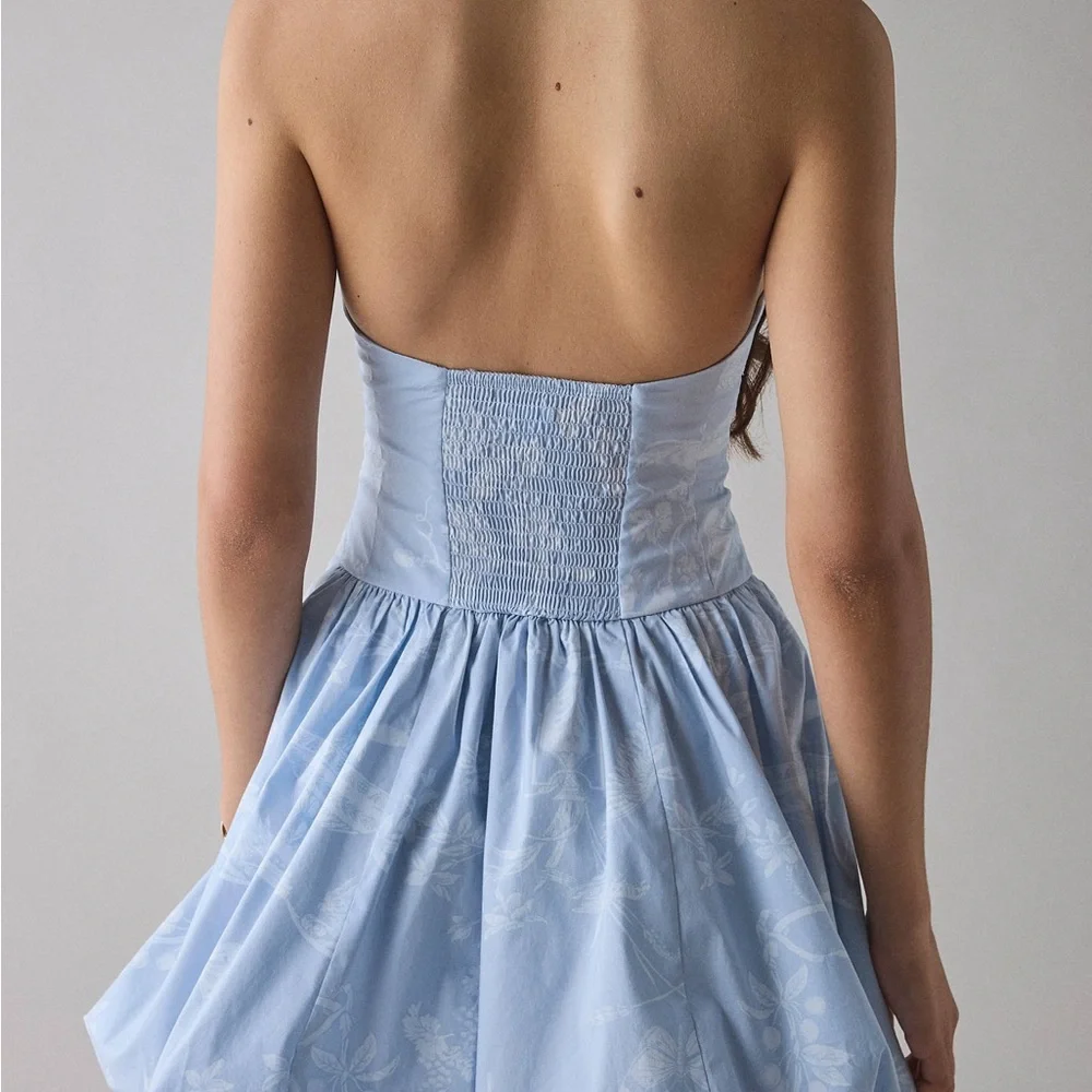 Kimchi Blue Casey Halter Bubble Hem Mini Dress - Picture 8 of 9